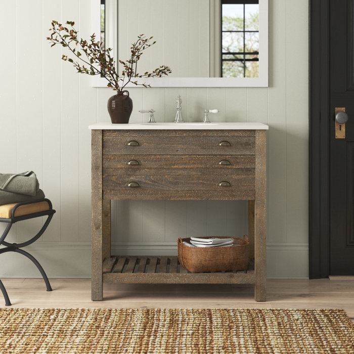 Birch Lane™ Leila 36" Single Bathroom Vanity Set & Reviews Wayfair